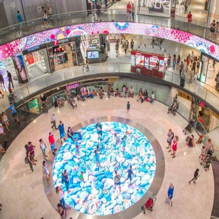 LED Screen floor Shopping Malls