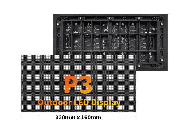 P3 076mm Outdoor LED Display Module 1